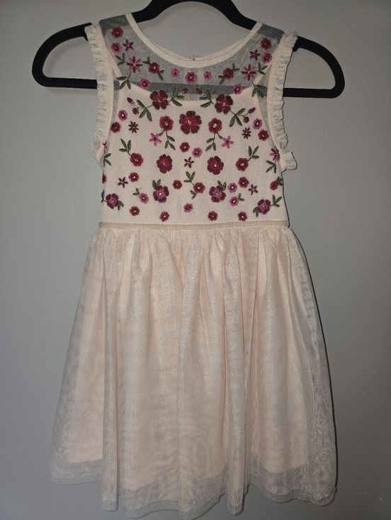 Cat & Jack Other - Girls Cat & Jack Sleeveless Embroidered  Tutu Dress Pink Size Small (6/7)